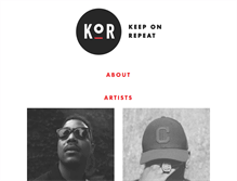 Tablet Screenshot of keeponrepeat.com
